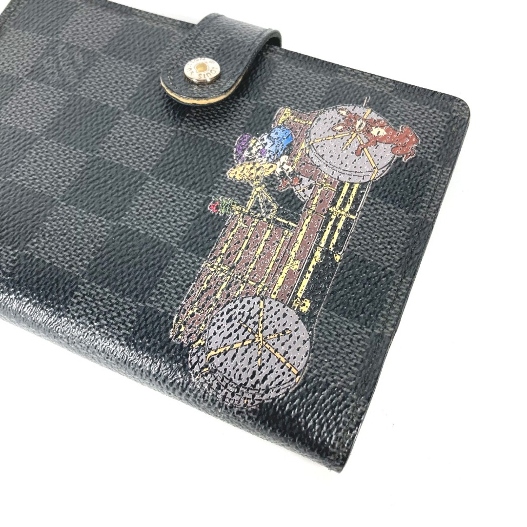 LOUIS VUITTON(ルイヴィトン)のルイヴィトン LOUIS VUITTON イリュストレ アジェンダPM R21130 ダミエグラフィット システム手帳 手帳カバー ダミエグラフィットキャンバス ブラック メンズのファッション小物(手帳)の商品写真