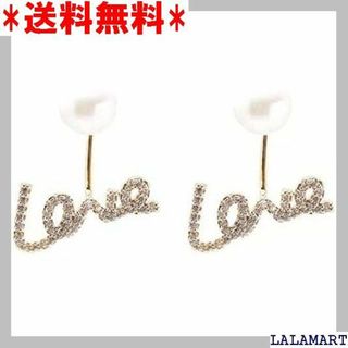 ☆人気商品 Avance love パール ロゴ ピアス レディース 437(その他)