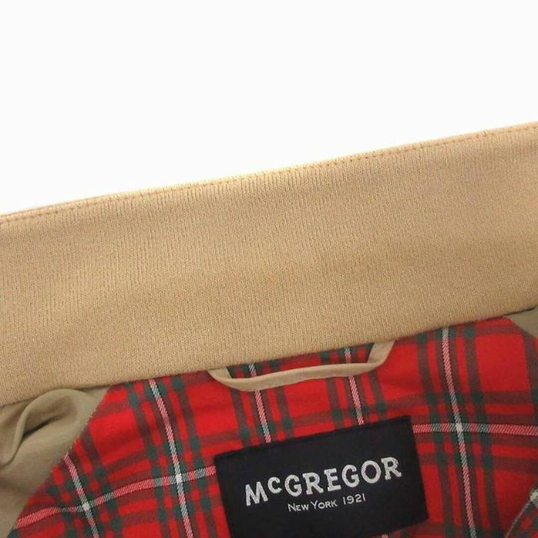 McGREGOR(マックレガー)のMcGREGOR スイングトップブルゾン ジャケット 裏地チェック L ベージュ メンズのジャケット/アウター(ブルゾン)の商品写真