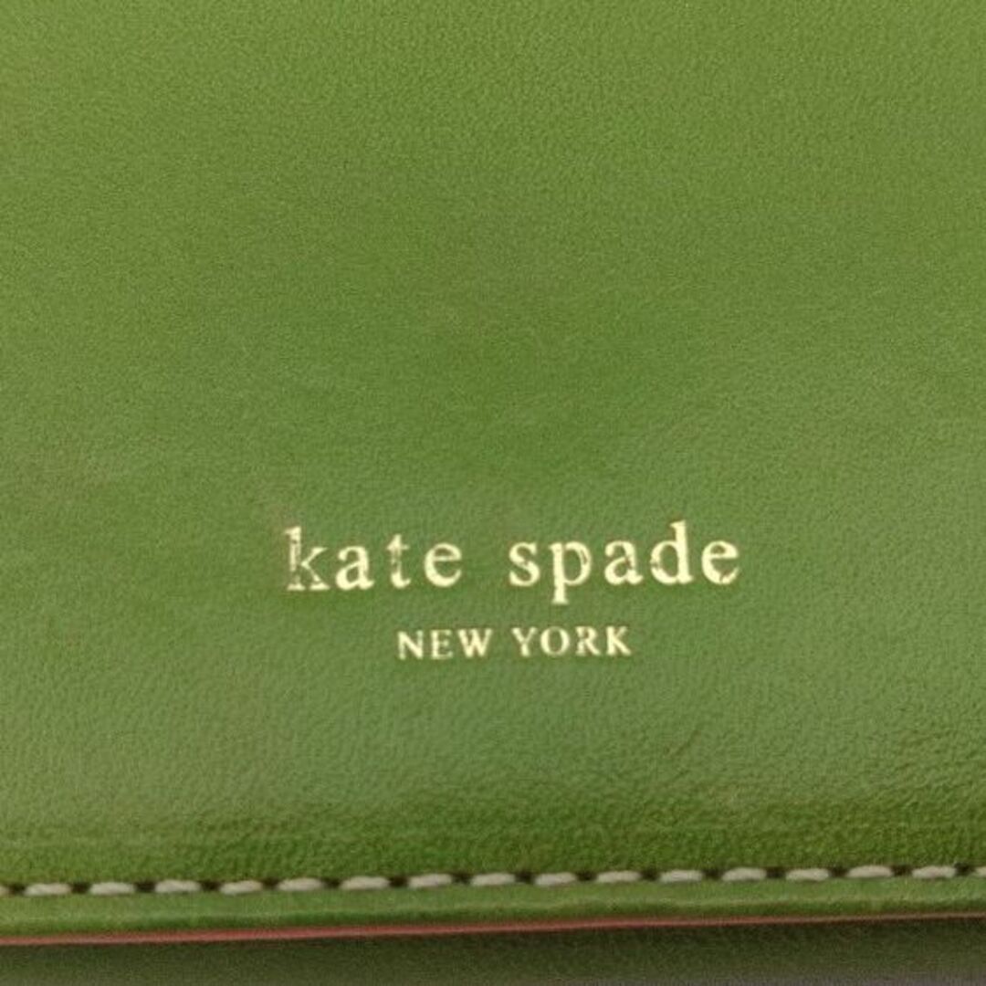 kate spade new york(ケイトスペードニューヨーク)のKate spade ケイト・スペード グリーン カードケース レディースのファッション小物(名刺入れ/定期入れ)の商品写真