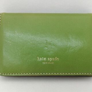 ケイトスペードニューヨーク(kate spade new york)のKate spade ケイト・スペード グリーン カードケース(名刺入れ/定期入れ)