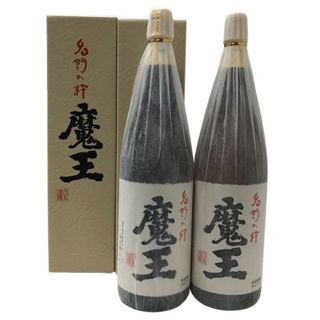 人気銘柄 芋焼酎 魔王 2本セット 1800ml 25度 詰日2024年1月 焼酎 箱付き やっぱり美味しい 【新品未開栓品】 22402K149(焼酎)