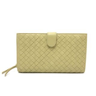 ボッテガヴェネタ(Bottega Veneta)のボッテガヴェネタ BOTTEGA VENETA ウォレット 114074 イントレチャート 長財布 2つ折り財布 レザー イエロー系(財布)