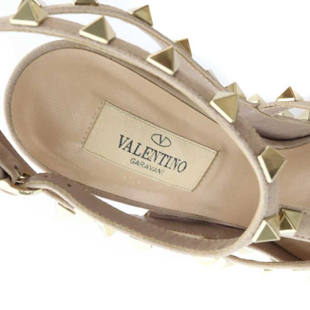 valentino garavani(ヴァレンティノガラヴァーニ)のヴァレンティノ ガラヴァーニ パンプス 37 24cm ピンクべージュ レディースの靴/シューズ(ハイヒール/パンプス)の商品写真