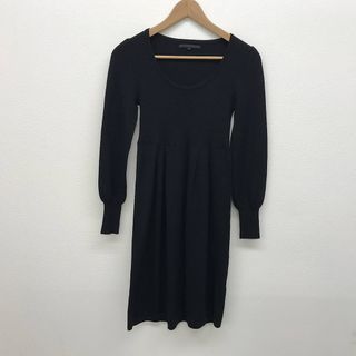 アナイ(ANAYI)の『USED』 ANAYI アナイ ニットワンピース ワンピース ウール ブラック【中古】(ひざ丈ワンピース)