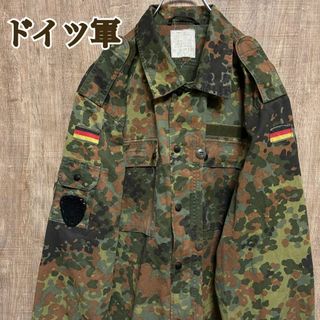 ミリタリー(MILITARY)のドイツ軍　ミリタリー　フィールドジャケット　迷彩　カモフラ(ミリタリージャケット)