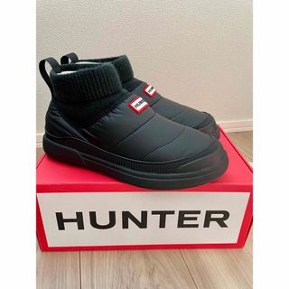 ハンター(HUNTER)のHUNTER ハンター レディース スノー ショートブーツ 25.0cm ブラッ(ブーツ)