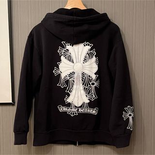 クロムハーツ(Chrome Hearts)のCHROMEHEARTS クロムハーツ ダガージップ セメタリークロスパーカー(パーカー)