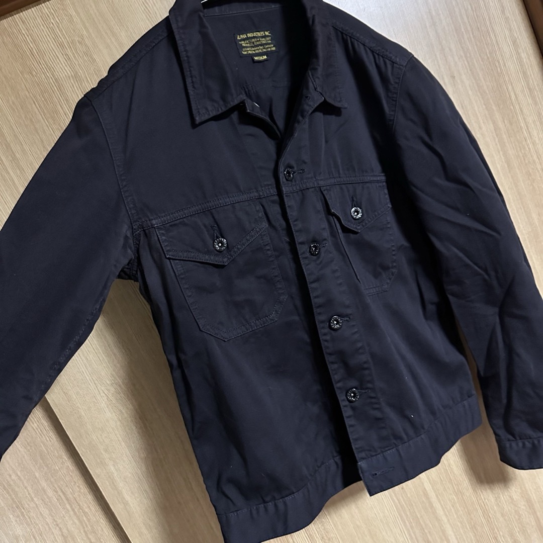 ALPHA INDUSTRIES(アルファインダストリーズ)の※プロフ必読【アルファインダストリーズ】アウター  ジャケット Mサイズ メンズのジャケット/アウター(Gジャン/デニムジャケット)の商品写真