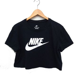 ナイキ(NIKE)のナイキ NIKE 国内正規品 ロゴプリント Tシャツ 半袖 ショート丈 丸首 黒(Tシャツ(半袖/袖なし))