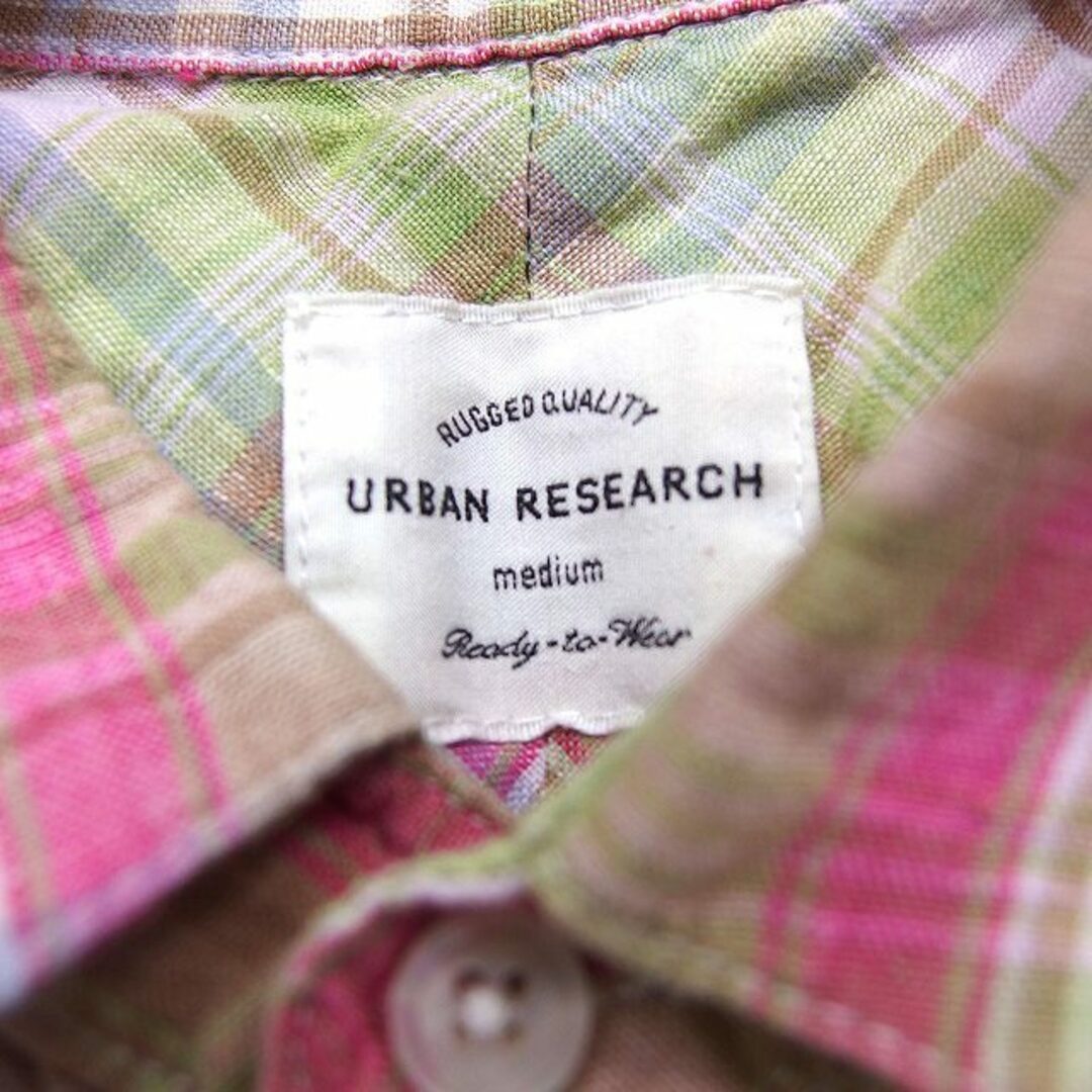 URBAN RESEARCH(アーバンリサーチ)のアーバンリサーチ URBAN RESEARCH チェック 半袖シャツ カジュアル メンズのトップス(シャツ)の商品写真