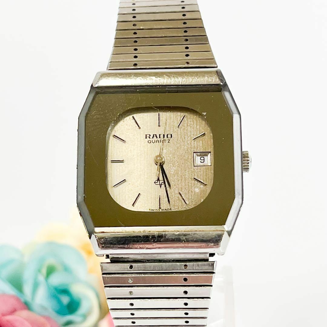 RADO(ラドー)の【訳あり】i208 RADO ラドー　クオーツ　ステンレス　シルバー メンズの時計(腕時計(アナログ))の商品写真