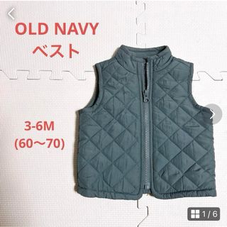 オールドネイビー(Old Navy)の【OLD NAVY】オールドネイビー　ベスト　アウター　ベビー服　サイズ3-6M(ジャケット/コート)