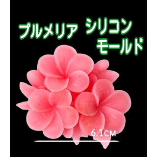 シリコンモールド　プルメリア　キャンドル　キャンドル型　型　花　韓国　道具　立体(各種パーツ)