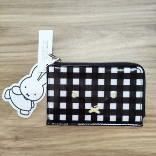 ミッフィー(miffy)のミッフィー/Miffyおかおギンガム フラグメントケース#カードケース#小物入れ(その他)