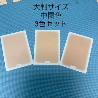 タトゥー隠し　防水シール　大判サイズ　中間色3色セット(その他)