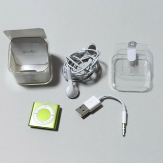 アップル(Apple)のジャンク品　 iPod shuffle 2GB2010 MC750J/A G(ポータブルプレーヤー)