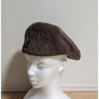 カンゴール(KANGOL)のM 新品 KANGOL Furgora 504 ハンチング ブラウン  ファー(ハンチング/ベレー帽)