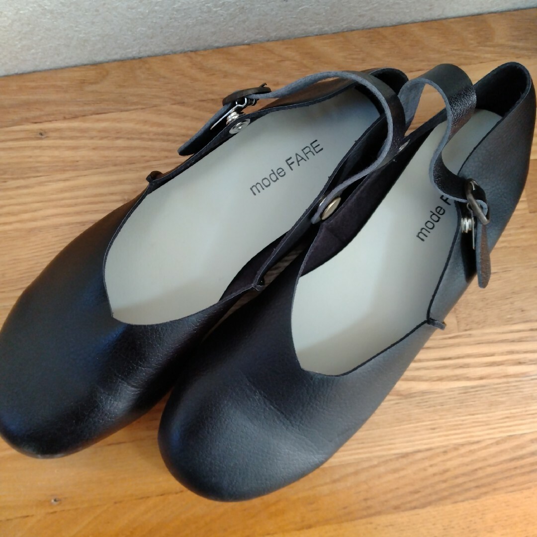 ブラック　パンプス　modeFARE レディースの靴/シューズ(ハイヒール/パンプス)の商品写真