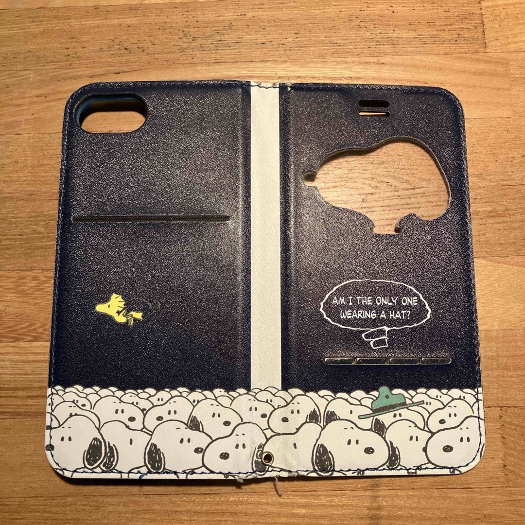 Hamee(ハミィ)のHamee PEANUTS FLIP DIARY CASE IP12/1 スマホ/家電/カメラのスマホアクセサリー(モバイルケース/カバー)の商品写真