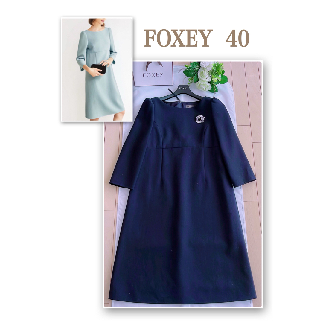 FOXEY 18万再販品シャーロットワンピース40 新品同様Rene FOXEY 18万再販品シャーロットワンピース40 新品同様Rene