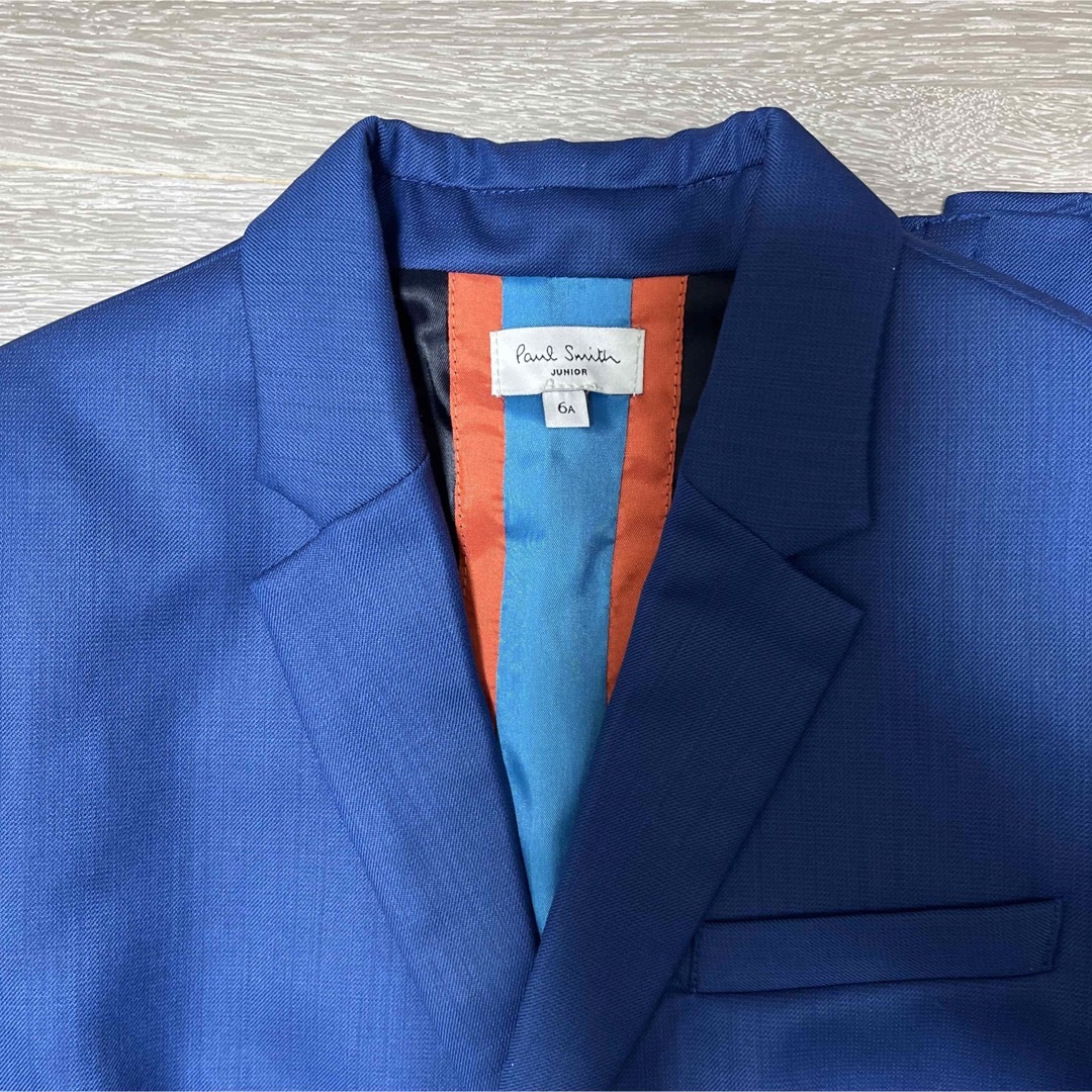 Paul Smith(ポールスミス)のポールスミス　6A スーツ　110 120 フォーマル　卒園式　入学式　ブルー キッズ/ベビー/マタニティのキッズ服男の子用(90cm~)(ドレス/フォーマル)の商品写真