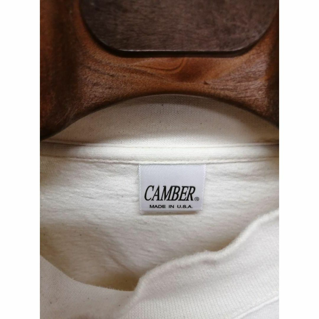 CAMBER(キャンバー)の◆CAMBER　モックネック　ナチュラル　アメリカ製　ＵＳＥＤ　ロンＴ メンズのトップス(Tシャツ/カットソー(七分/長袖))の商品写真