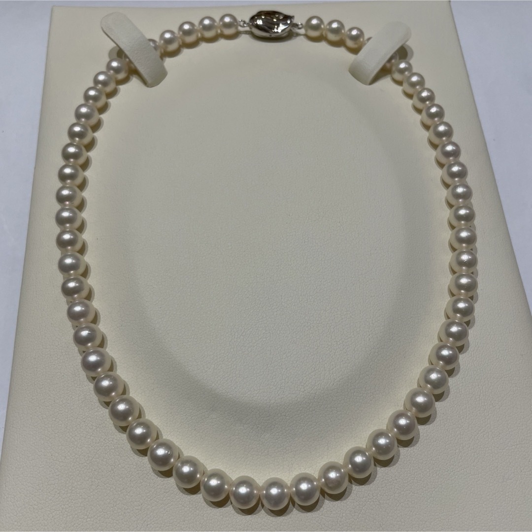 TASAKI(タサキ)のTASAKI♦︎タサキ あやこパールネックレス 42cm 7-7.5mm 真珠 レディースのアクセサリー(ネックレス)の商品写真
