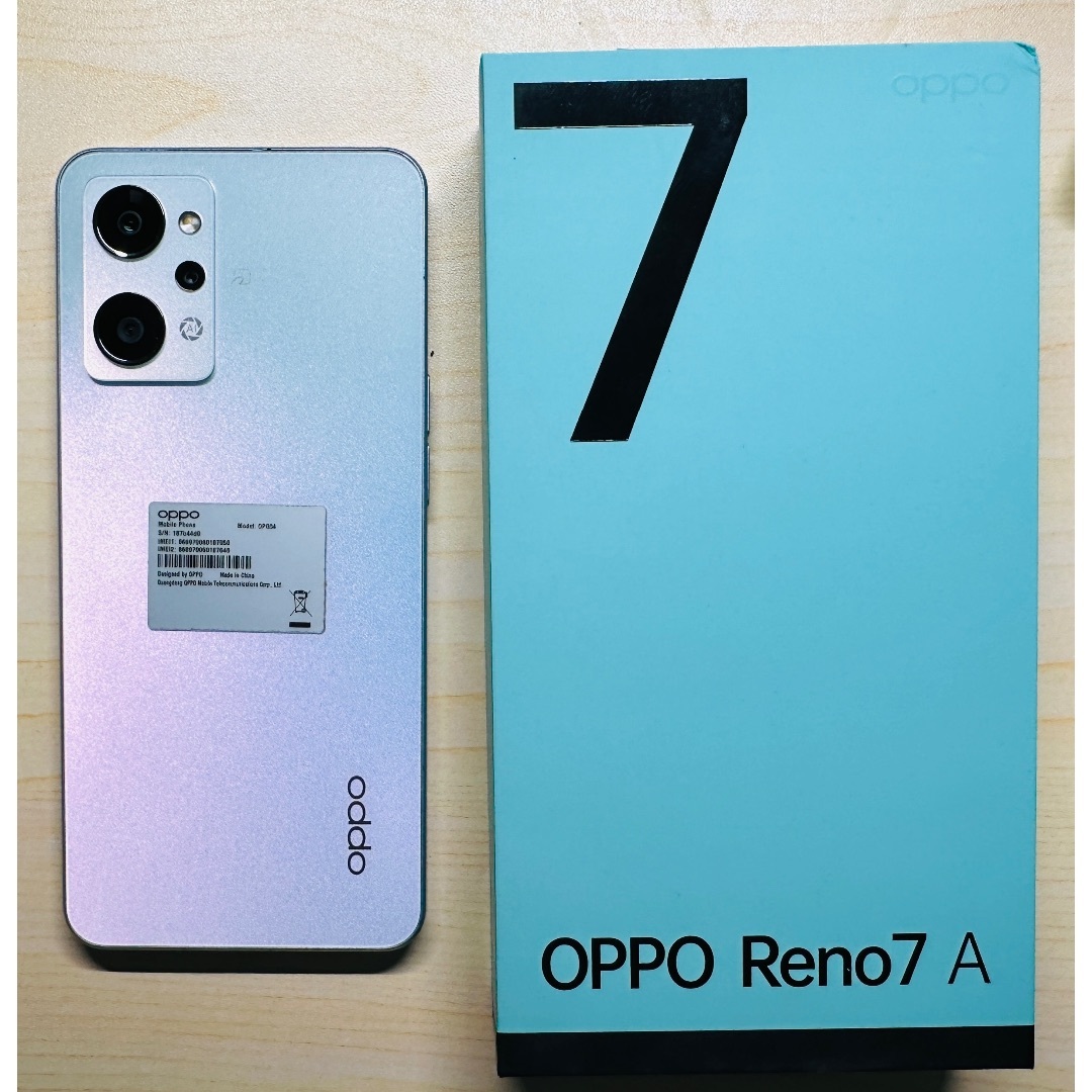 OPPO Reno7 A OPG04 【simfree】6GB+128GB OPPO Reno7 A OPG04 【simfree】6GB+128GB