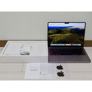 マック(Mac (Apple))のCTO M3 MacBookPro 14 メモリ24GB SSD1TB USキー(ノートPC)