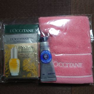 ロクシタン(L'OCCITANE)のL'OCCITANE 選べるハンドタオル&プチスペシャルケアセット1(サンプル/トライアルキット)