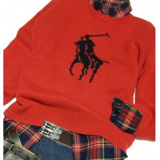 ラルフローレン(Ralph Lauren)のラルフローレン ニット ビッグポニー 極美品(ニット/セーター)