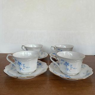 ノリタケ(Noritake)のノリタケ アイボリーチャイナ Ivory China カップ＆ソーサー 4客(食器)