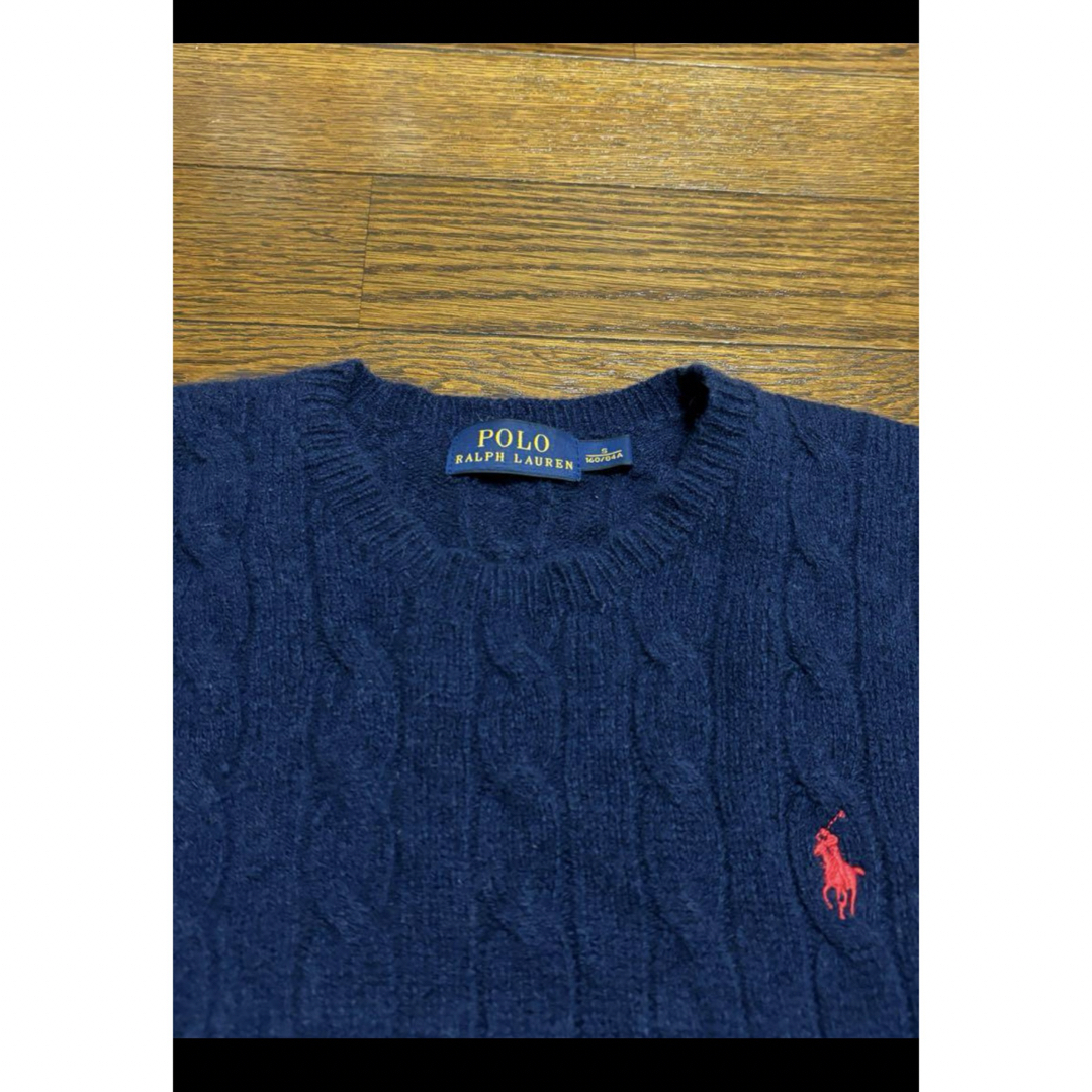 Ralph Lauren(ラルフローレン)の【最高級 カシミヤ混】 ラルフローレン ケーブル ニット セーター NO1794 レディースのトップス(ニット/セーター)の商品写真