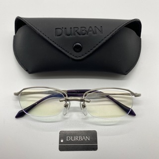 ダーバン(D’URBAN)のD'URBAN TITAN メガネフレームDN-9942専用ケース付き 男女兼用(サングラス/メガネ)