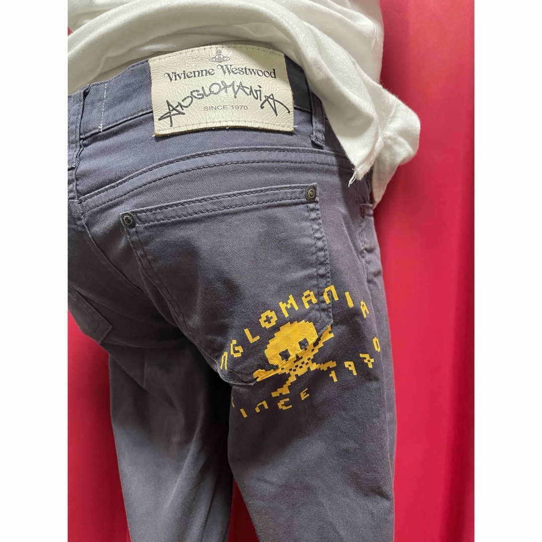 Vivienne Westwood(ヴィヴィアンウエストウッド)のヴィヴィアンアングロマニア稀少グレーカラーパンツクロップド二階堂ふみ椎名林檎 レディースのパンツ(クロップドパンツ)の商品写真