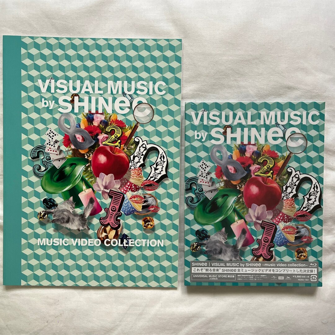 SHINee(シャイニー)のSHINee visual music Blu-ray 限定盤2枚組 特典ノート エンタメ/ホビーのCD(K-POP/アジア)の商品写真