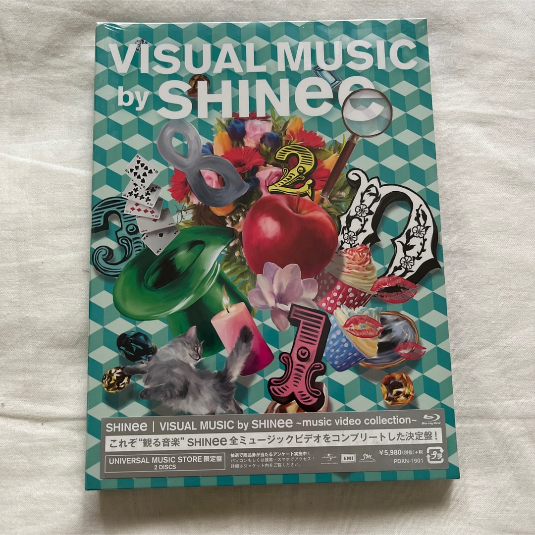 SHINee(シャイニー)のSHINee visual music Blu-ray 限定盤2枚組 特典ノート エンタメ/ホビーのCD(K-POP/アジア)の商品写真