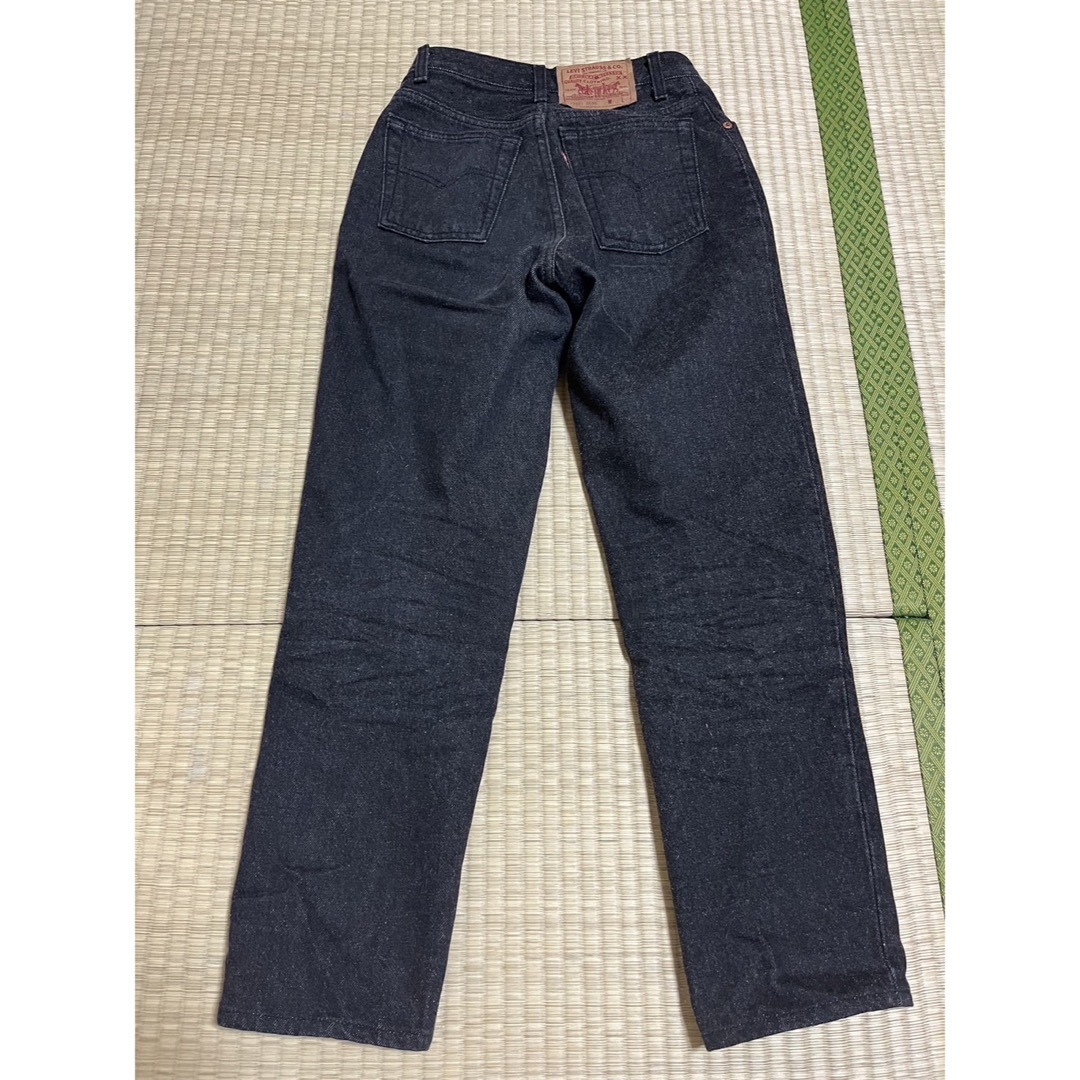 Levi's(リーバイス)の90s/Levi's/先染ブラック/17501/USA製/ヴィンテージ/サイズ3 レディースのパンツ(デニム/ジーンズ)の商品写真