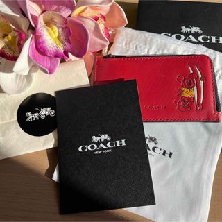 コーチ(COACH)のCOACH(コーチ) 新品 ディズニーミッキーマウス コインケース カードケース(コインケース)