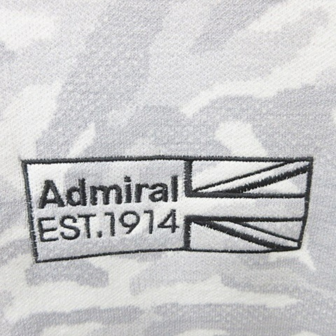 Admiral(アドミラル)のアドミラル ゴルフ ニット セーター カモフラ柄 蓄熱 白 ホワイト グレー L スポーツ/アウトドアのゴルフ(ウエア)の商品写真
