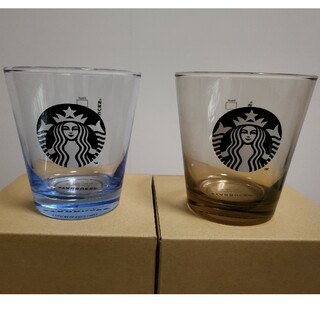 スターバックスコーヒー(Starbucks Coffee)のスターバックス　ロゴグラス　2個(グラス/カップ)