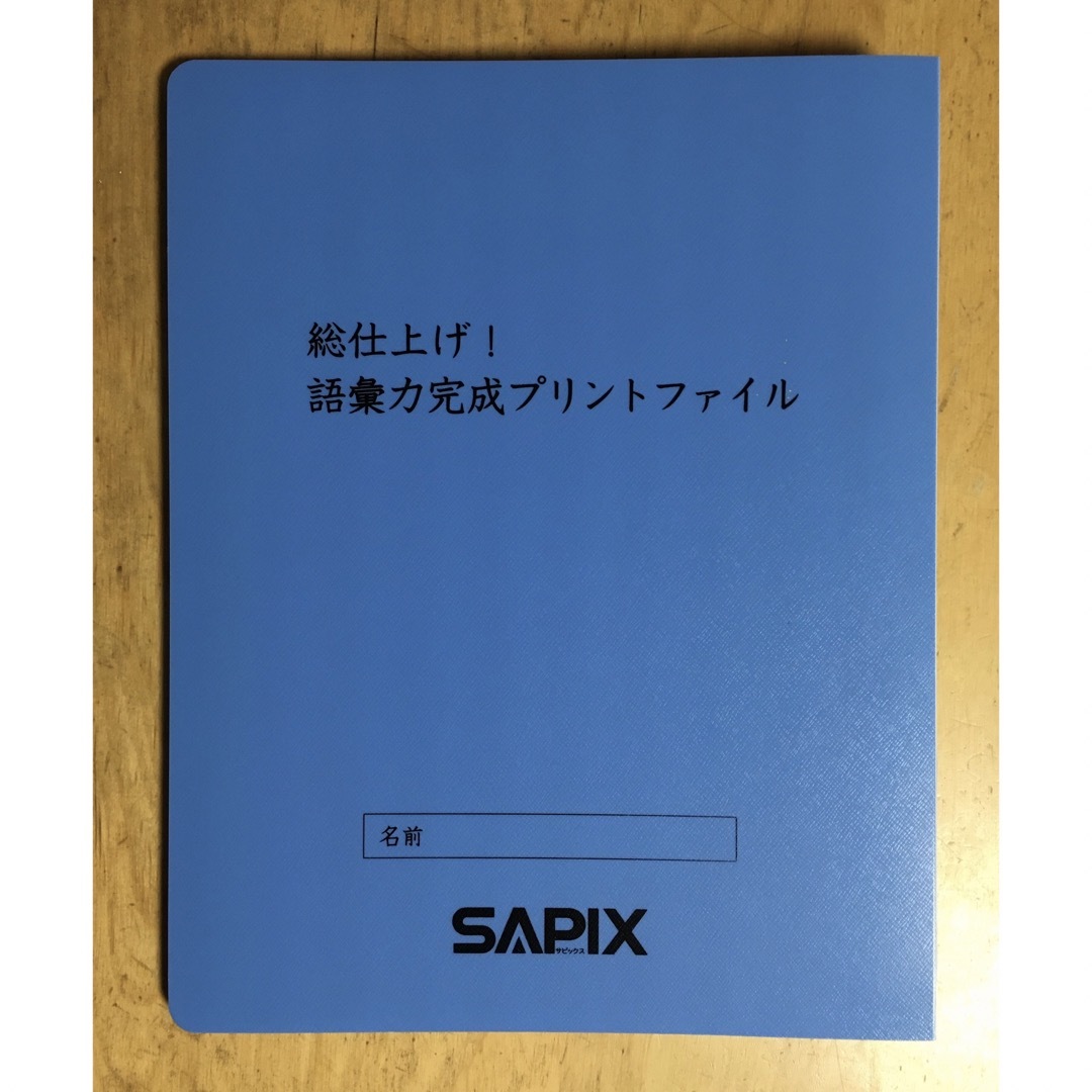 SAPIX サピックス 6年 国語 語彙力完成プリント 書き込みなし フルセット エンタメ/ホビーの本(語学/参考書)の商品写真