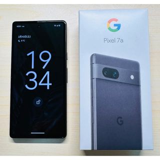 ピクセル/pixel7a/Google/スマホ/本体/新品未使用品/チャコール/