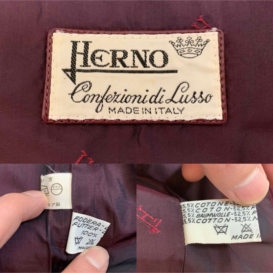 HERNO(ヘルノ)のHERNO VINTAGE 80s ITALY製 コーデュロイジップブルゾン レディースのジャケット/アウター(ブルゾン)の商品写真