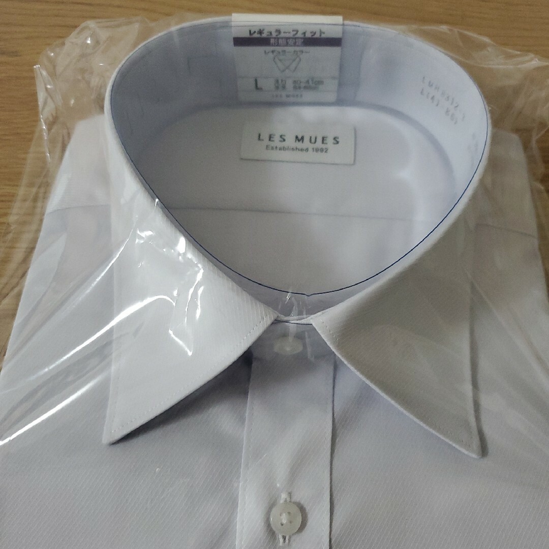 AOKI(アオキ)の【新品】AOKI 形状記憶ワイシャツ LESMUES Lサイズ メンズのトップス(シャツ)の商品写真