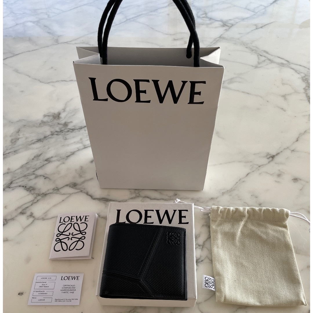LOEWE(ロエベ)の【LOEWE】ロエベ パズル バイ フォールド ウォレット メンズのファッション小物(折り財布)の商品写真