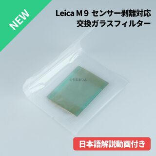 ライカ(LEICA)のLeica M9 typ220 CCDセンサー剥離対策済ガラスフィルター修理部品(その他)