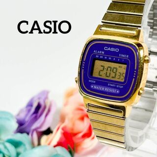 カシオ(CASIO)の【送料無料】i41 CASIO カシオ デジタル　アラーム　ストップウォッチ(腕時計(デジタル))