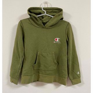 チャンピオン(Champion)のチャンピオン　カーキ　パーカー　130cm(Tシャツ/カットソー)